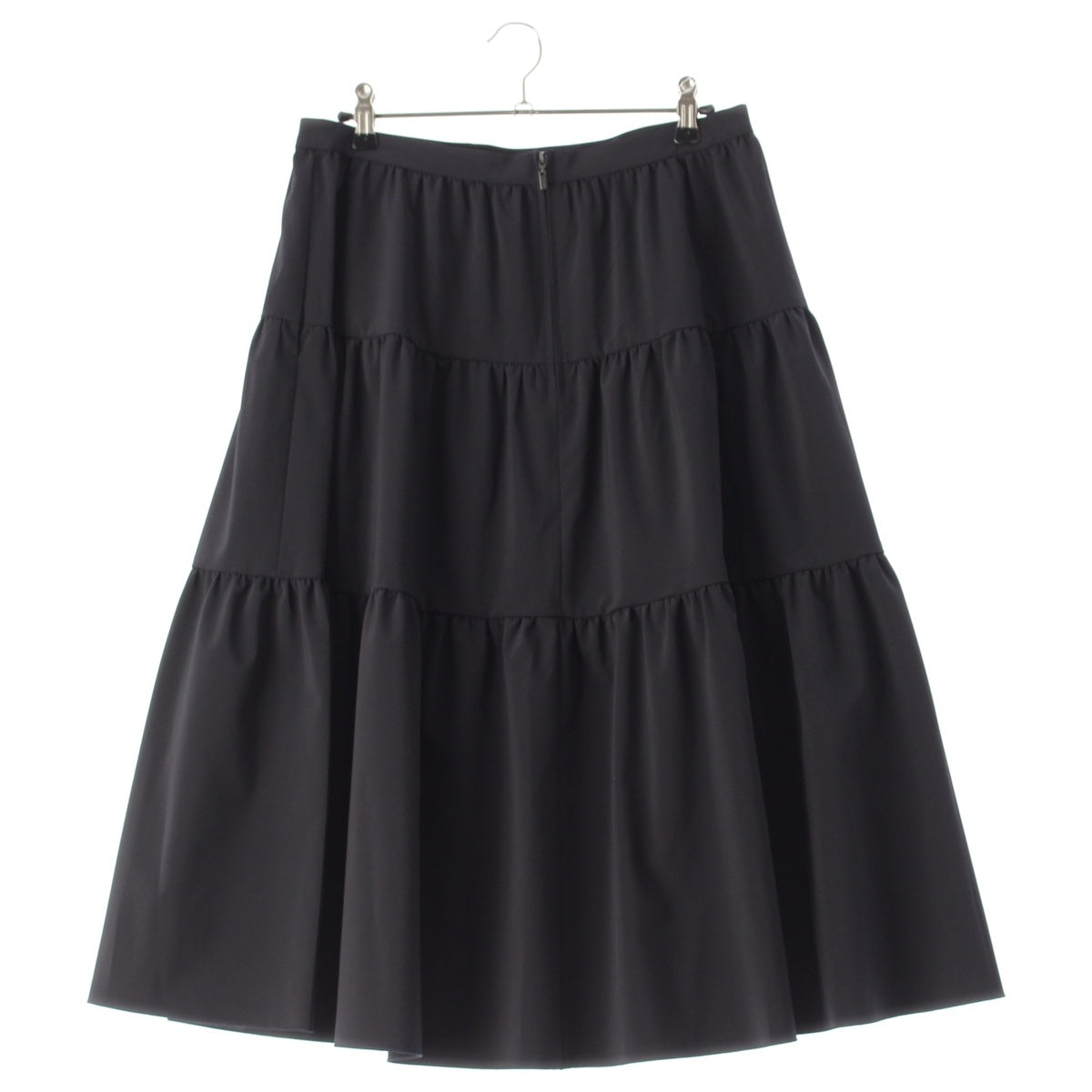 FOXEY NEW YORK Spring Garden Tiered frills skirt Bottoms 45275 Navy 42