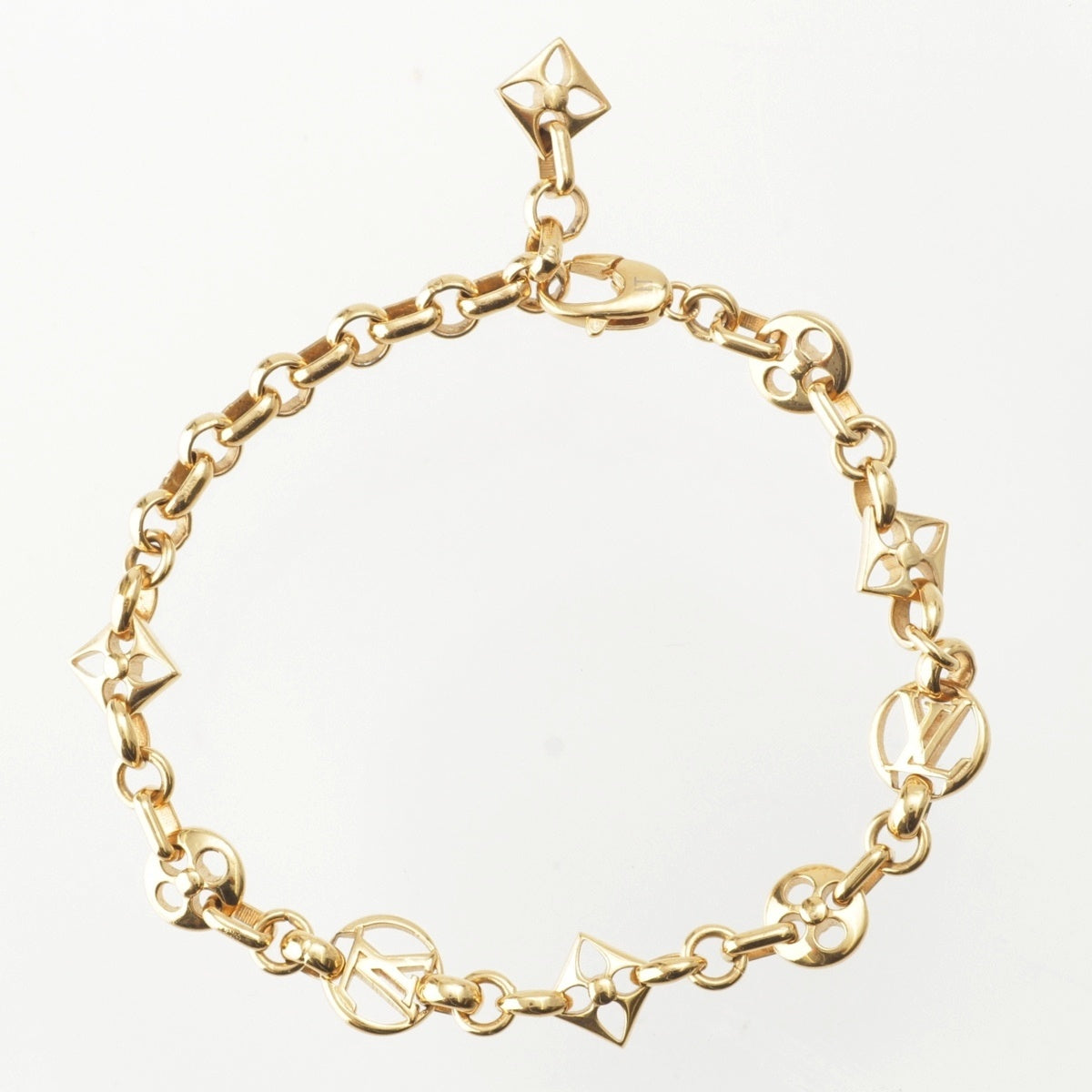 LOUIS VUITTON crazy in rock bracelet Bracelet Accessories M00376 gold