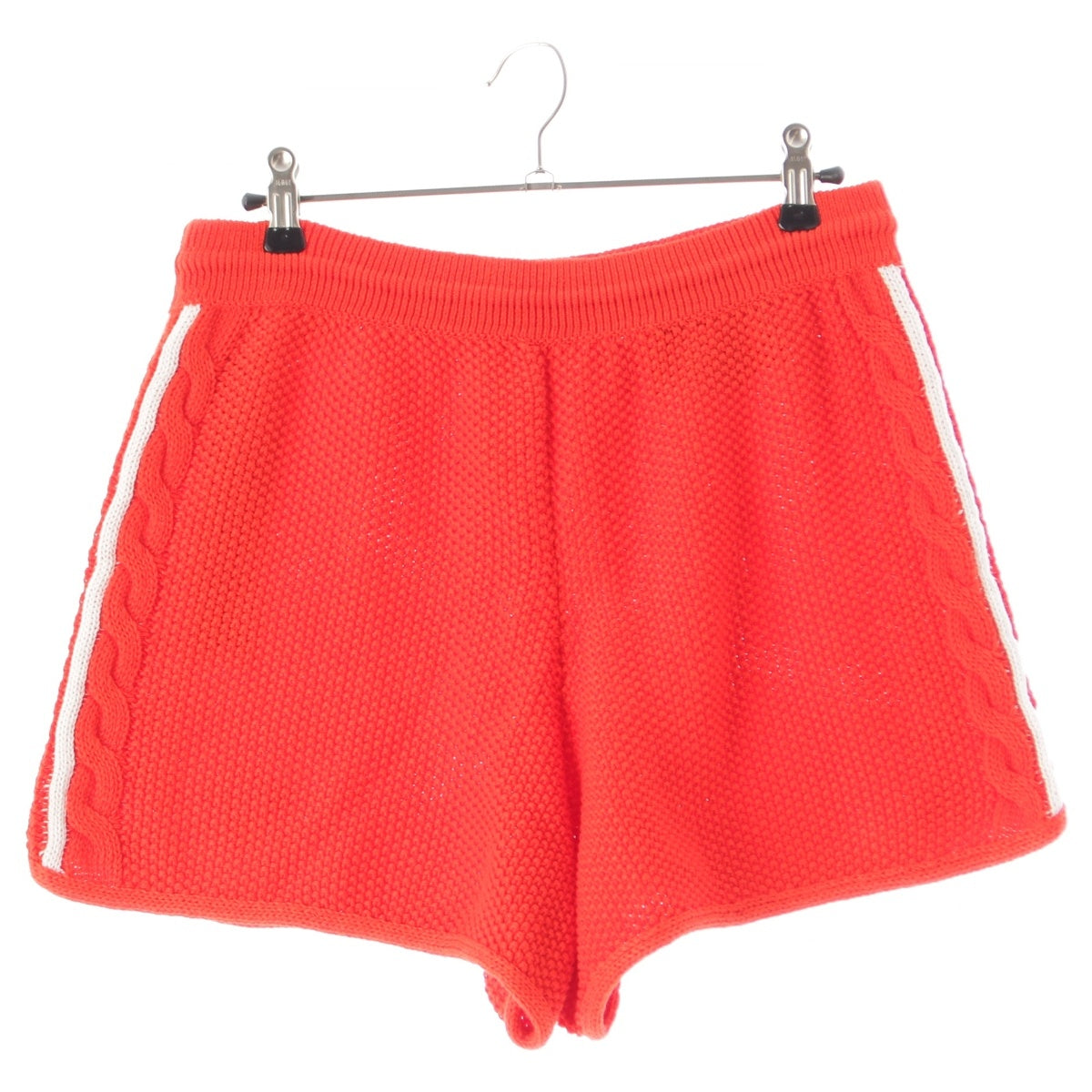 GUCCI Adidas linen Sideline Cable Knit Shorts (Half) Pants 693835 Red XL
