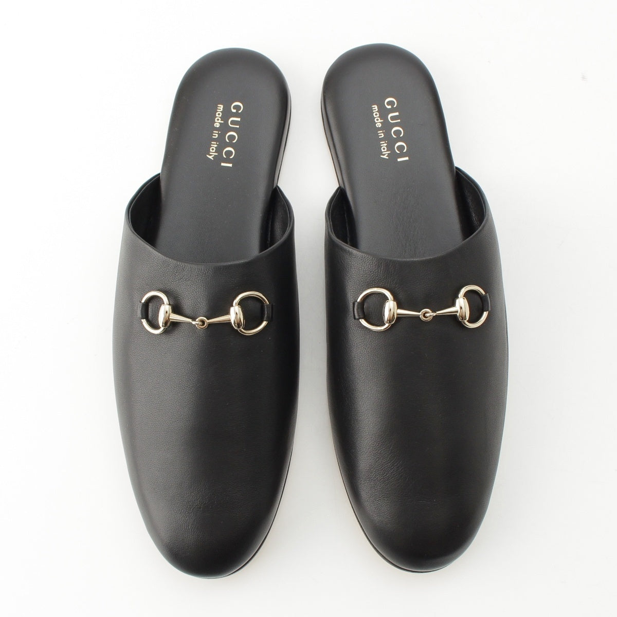 GUCCI Horsebit Mule Sandals 849565 black 40
