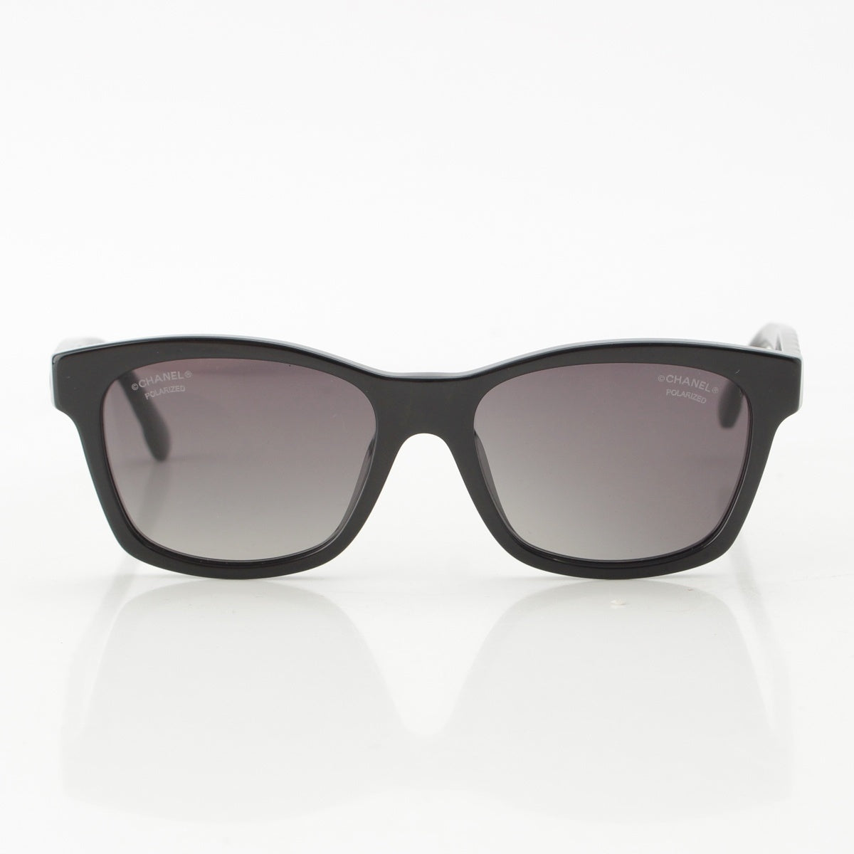 CHANEL COCO Mark Matelassé Wellington sunglasses Eyewear 5484-A black