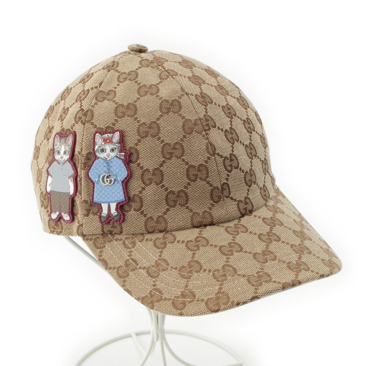 GUCCI Yuko Higuchi baseball cap hat 847862 beige M