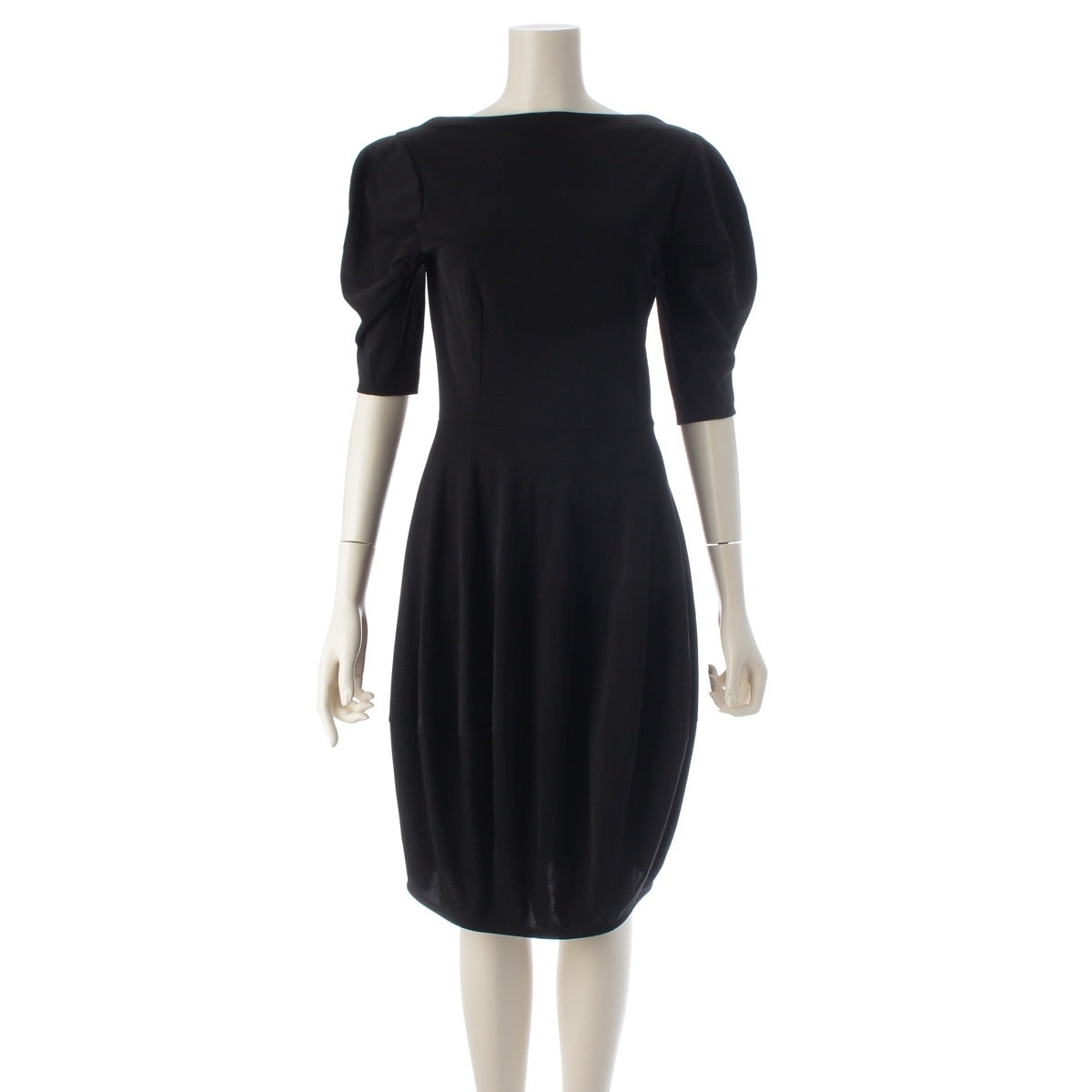 PRADA Rayon nylon Short sleeve one piece black S