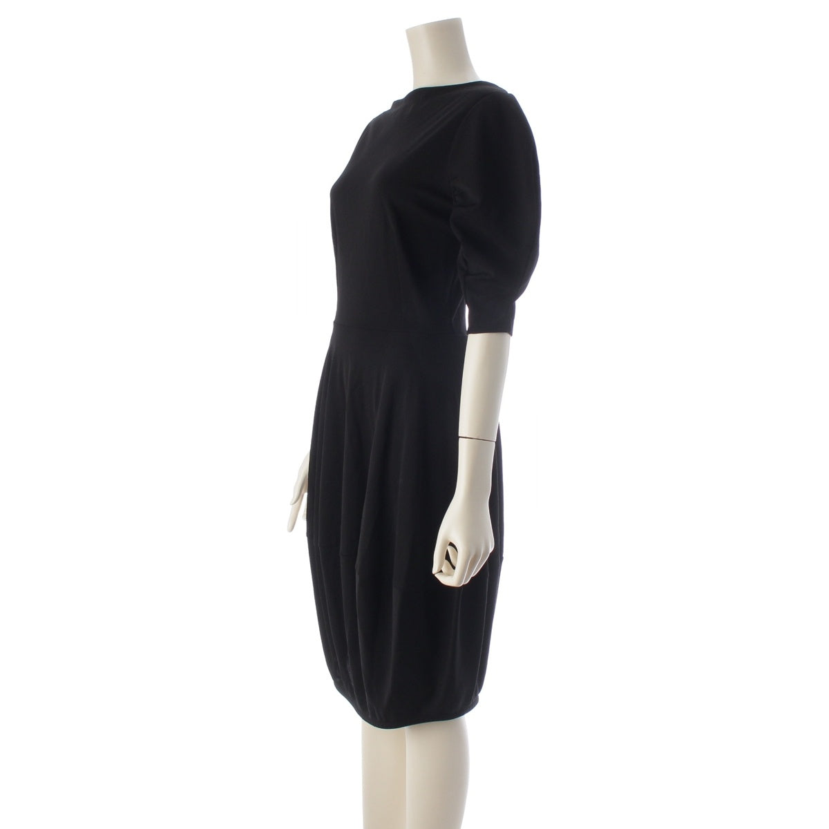 PRADA Rayon nylon Short sleeve one piece black S