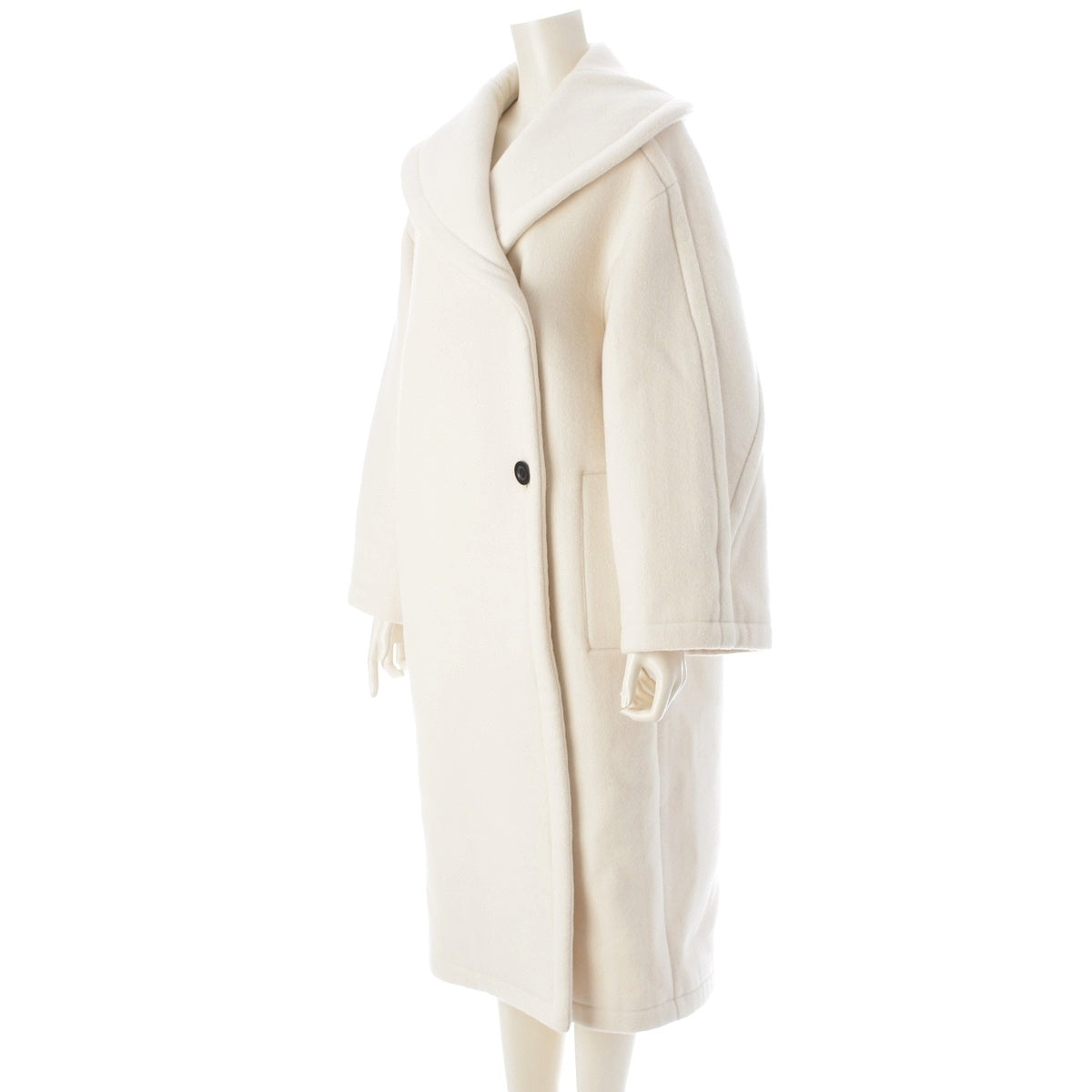 THE ROW REGINO COAT Virgin wool long coat outer 10513 W4238 off white 0