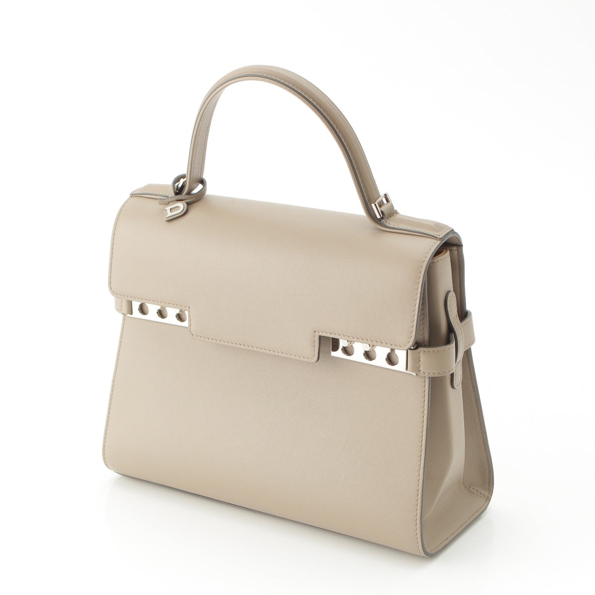 Delvaux Tampeto MM Supple calf 2WAY Shoulder Handbag AA0368AAX082DPA Gray Tourterelle I
