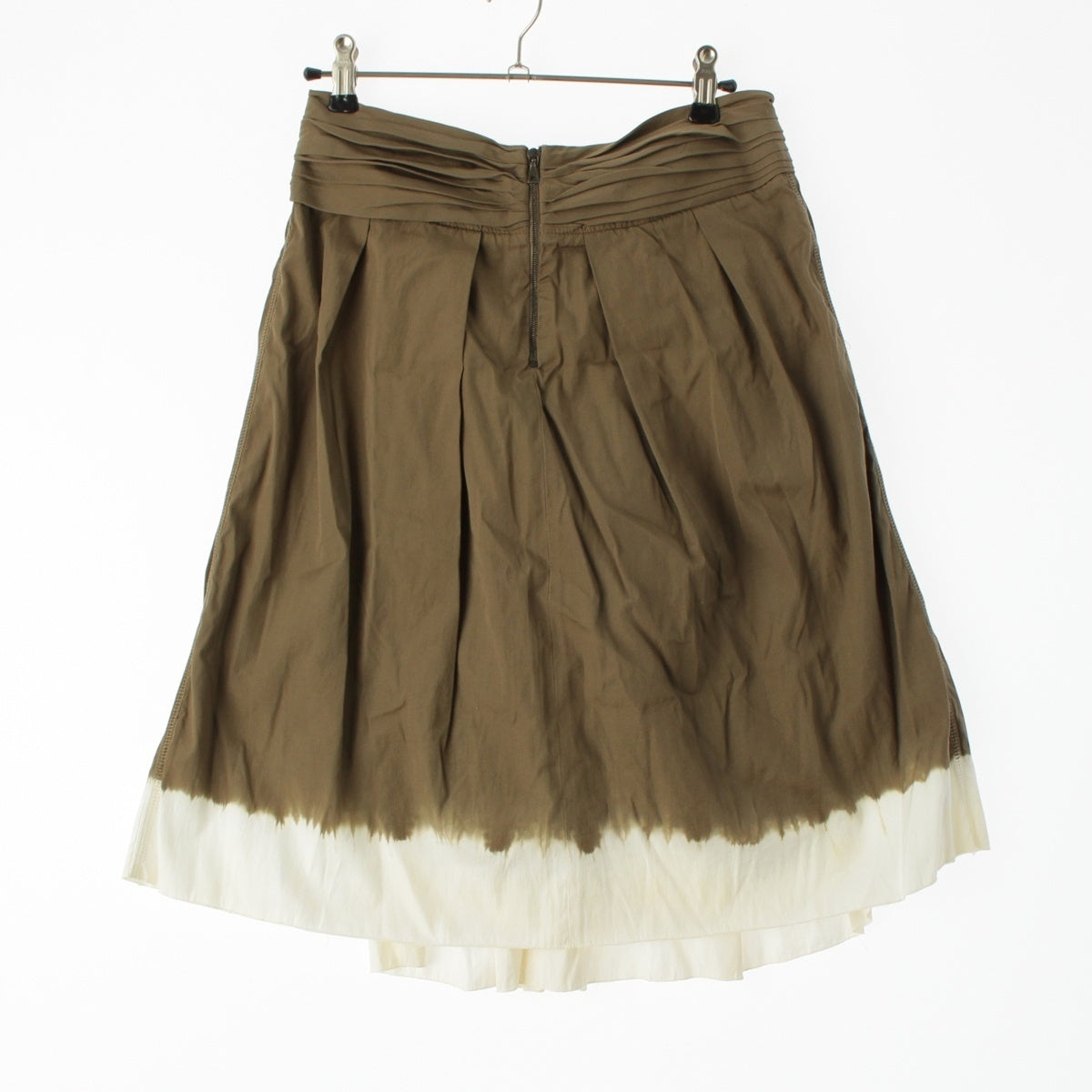 PRADA cotton Gathered design tie-dye skirt Flared Bottoms By color 38