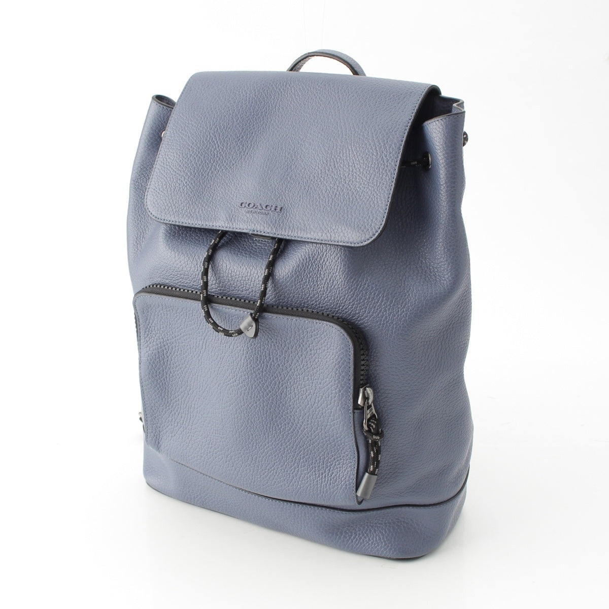 COACH Turner Backpack Pebble leather Backpack Daypack C1280 Blue