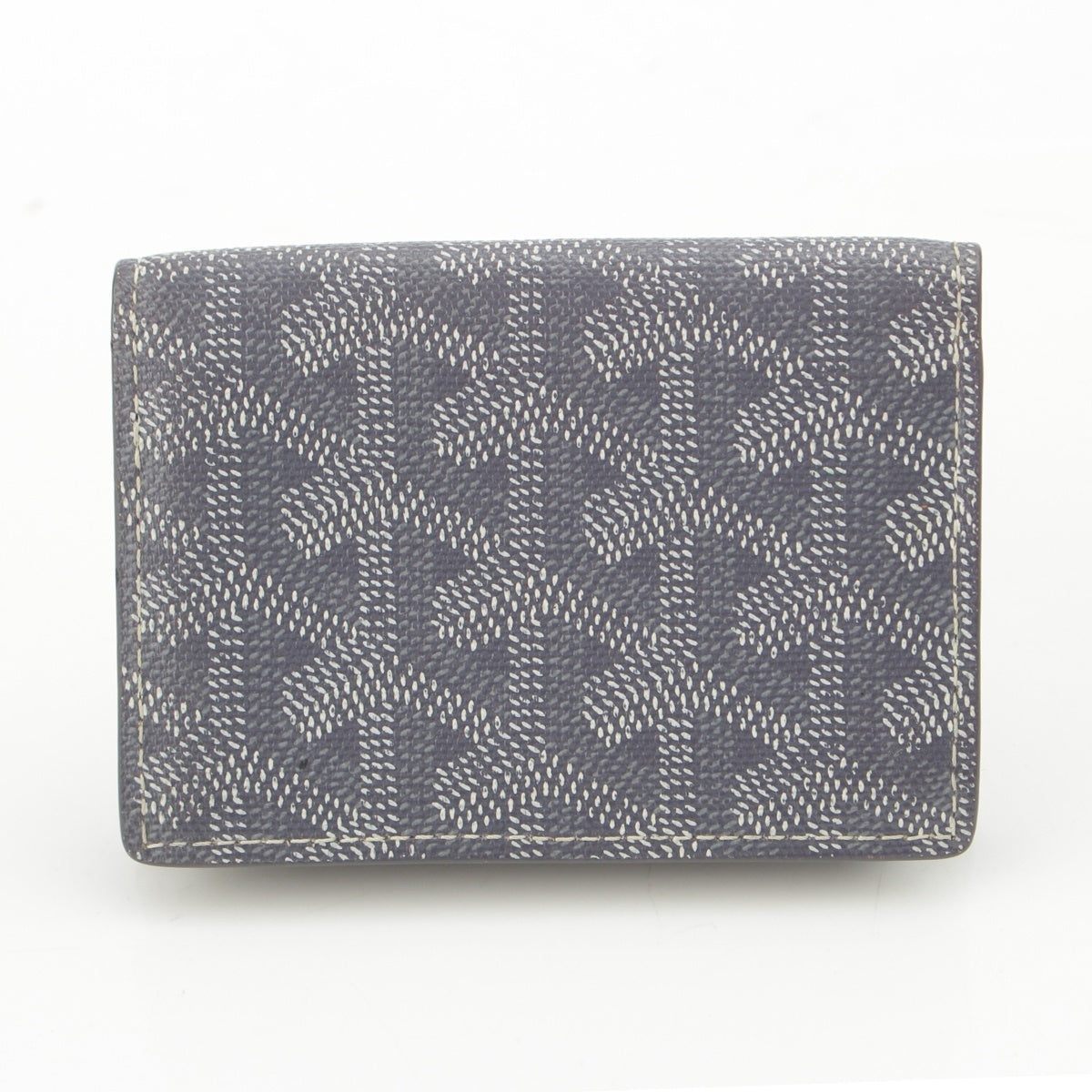 GOYARD PVCx leather Card Case name card holder gray