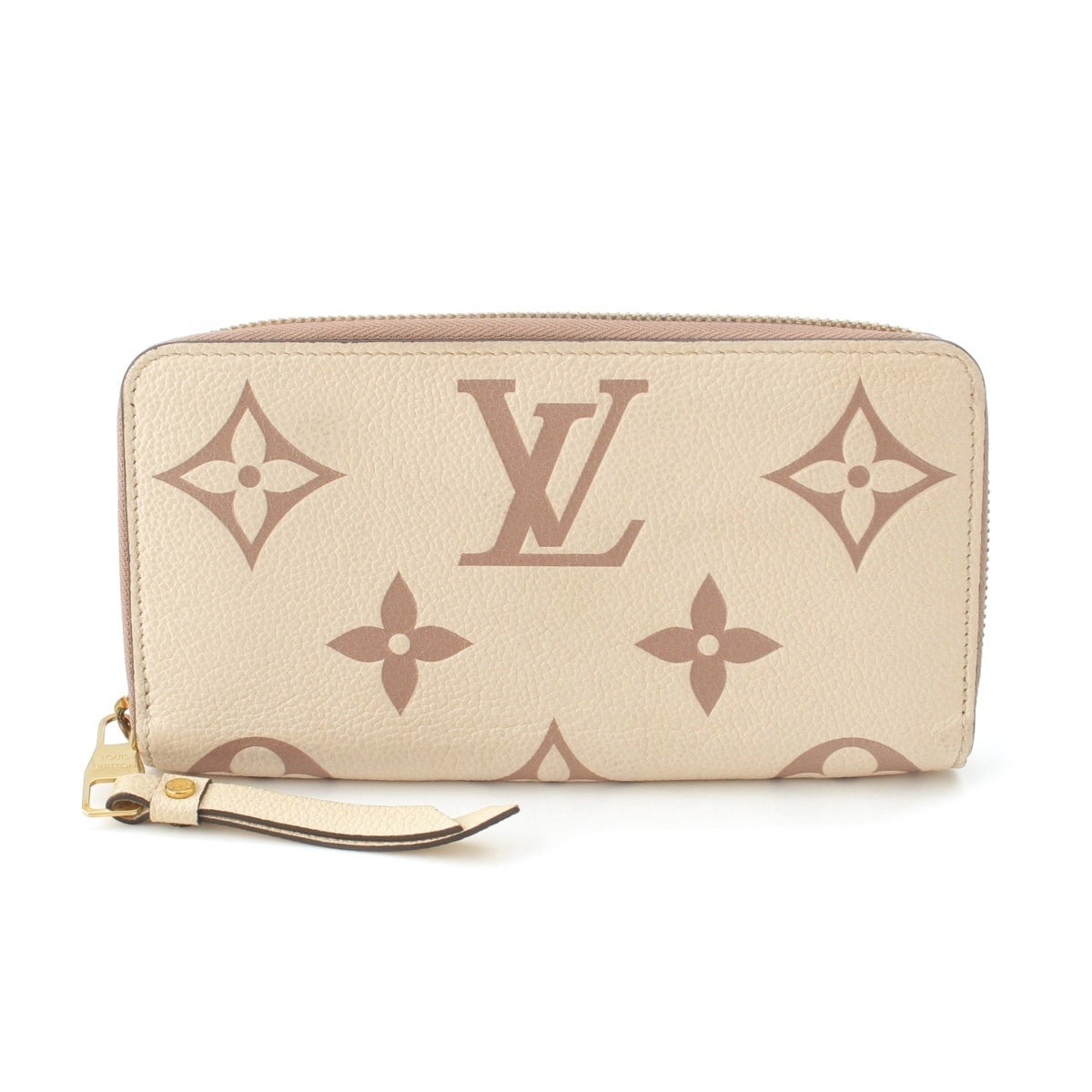 LOUIS VUITTON Zippy Wallet Monogram Unplant Purse M80116 Ivory