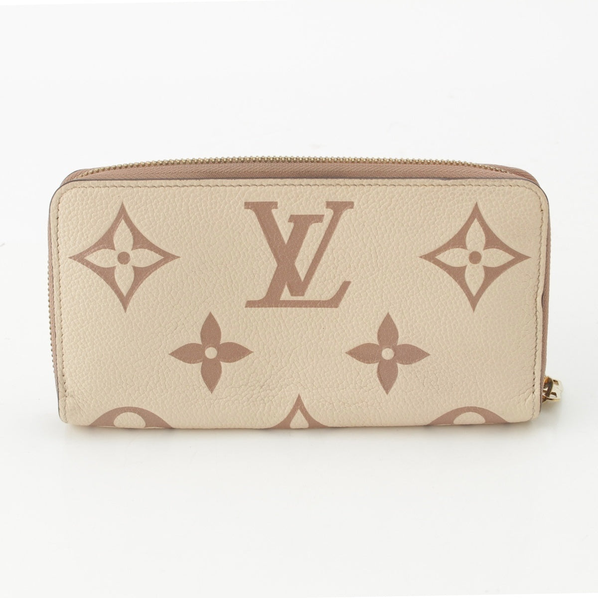 LOUIS VUITTON Zippy Wallet Monogram Unplant Purse M80116 Ivory