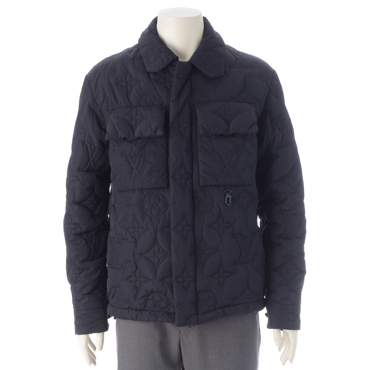 LOUIS VUITTON Nylon Blouson Navy 44