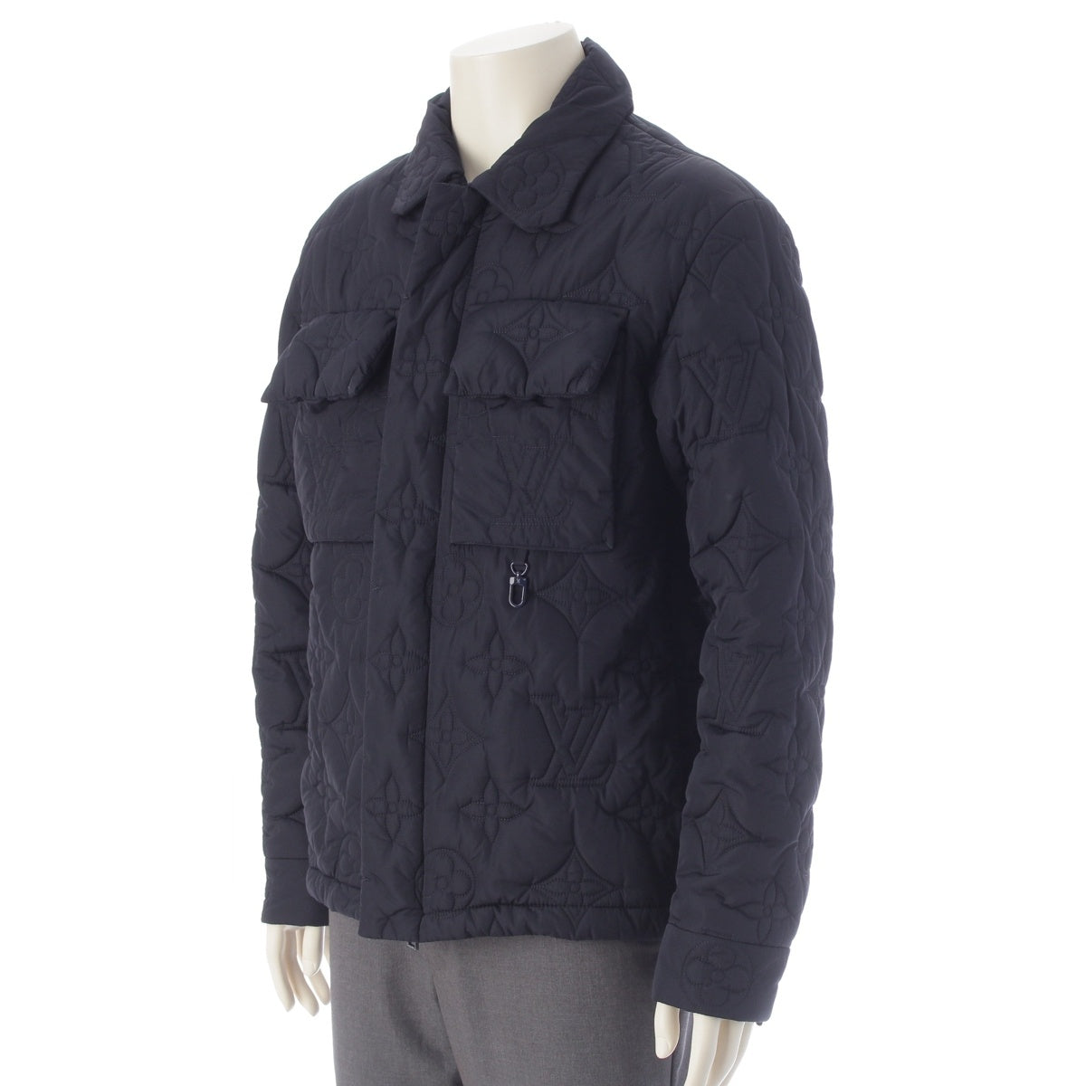 LOUIS VUITTON Nylon Blouson Navy 44