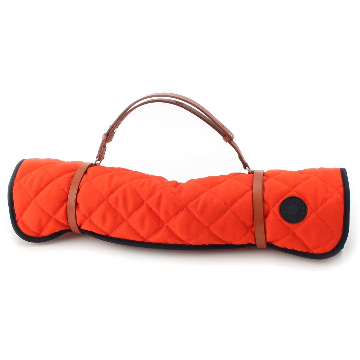 HERMES polyester Dog-friendly Serie Patch Quilted Reversible Mat Fashion accessories Pet Supplies H800618E Whoo Navy