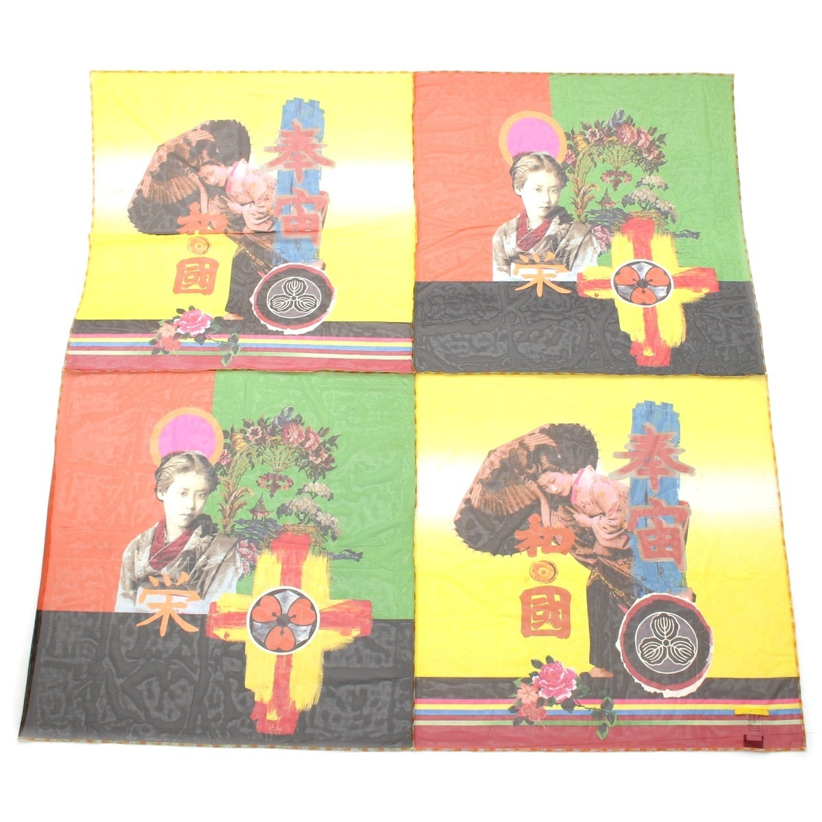 JEAN-PAUL GAULTIER FEMME Geisha Power Net Large Size Stall Multi-fabric multicolor 40