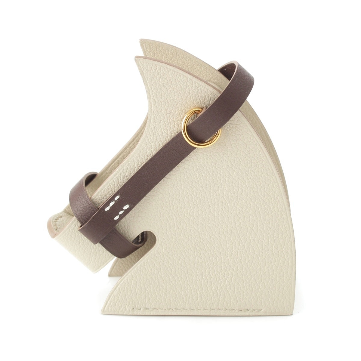 HERMES Petite Bride hose Fashion accessories Lip case Beton Mocha