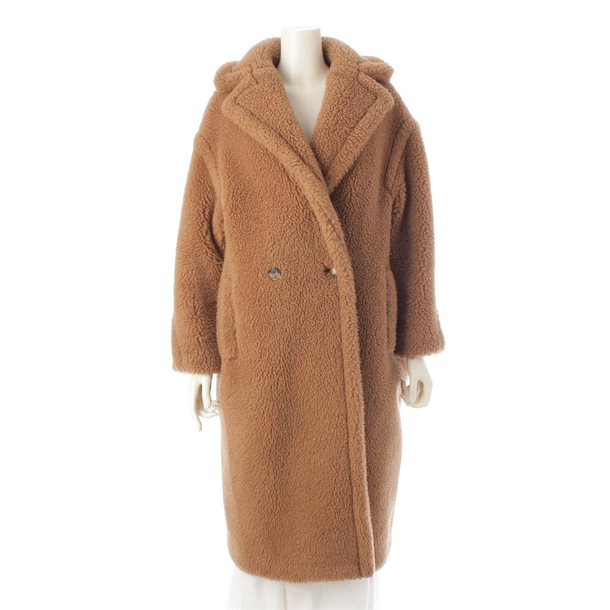 MAX MARA TEDDY Teddy bear long outer 101614336 Camel XS