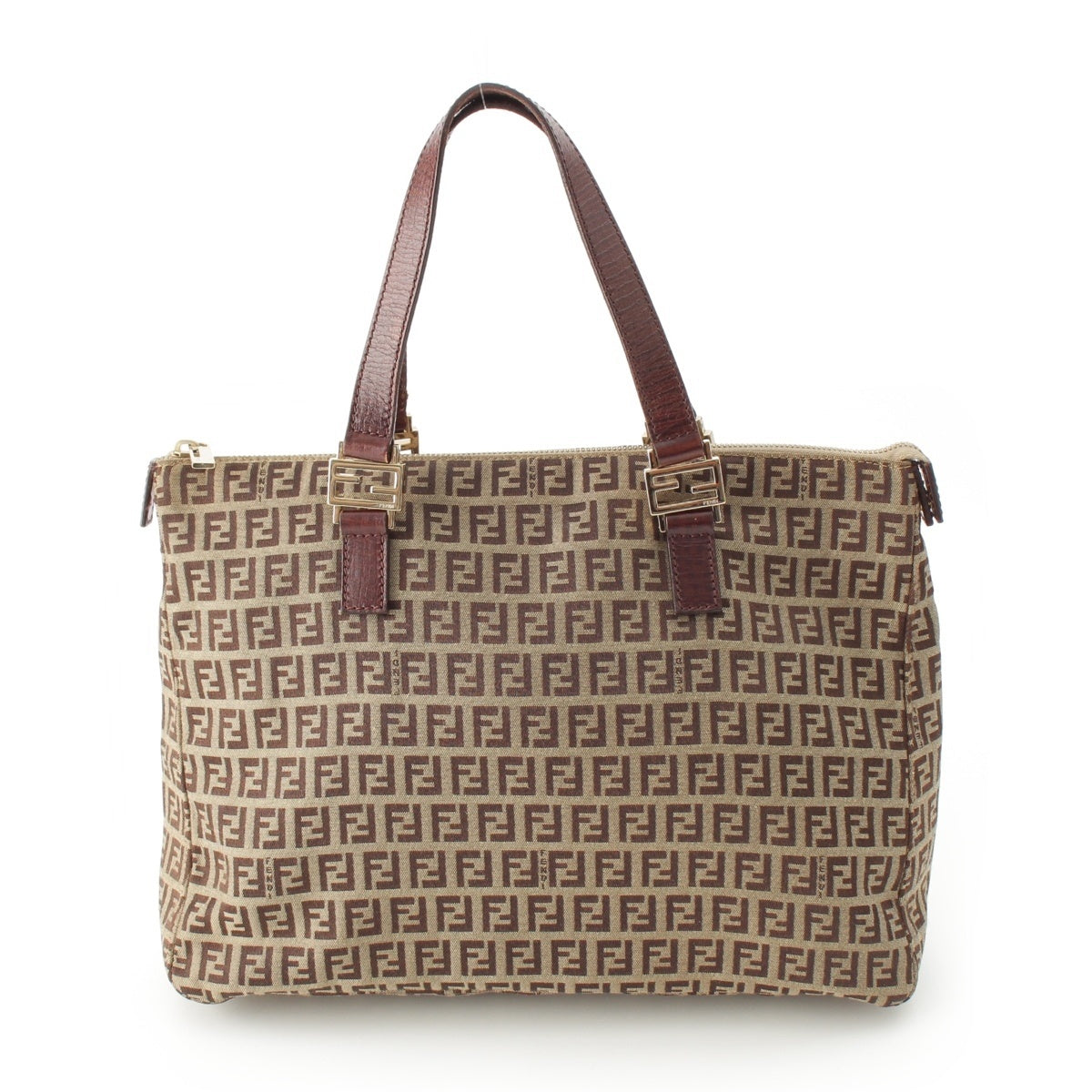 FENDI canvas Zucchino Tote Bag 2408-8BH138 Brown