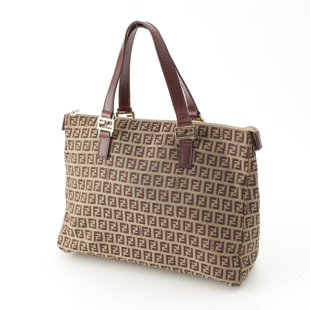FENDI canvas Zucchino Tote Bag 2408-8BH138 Brown