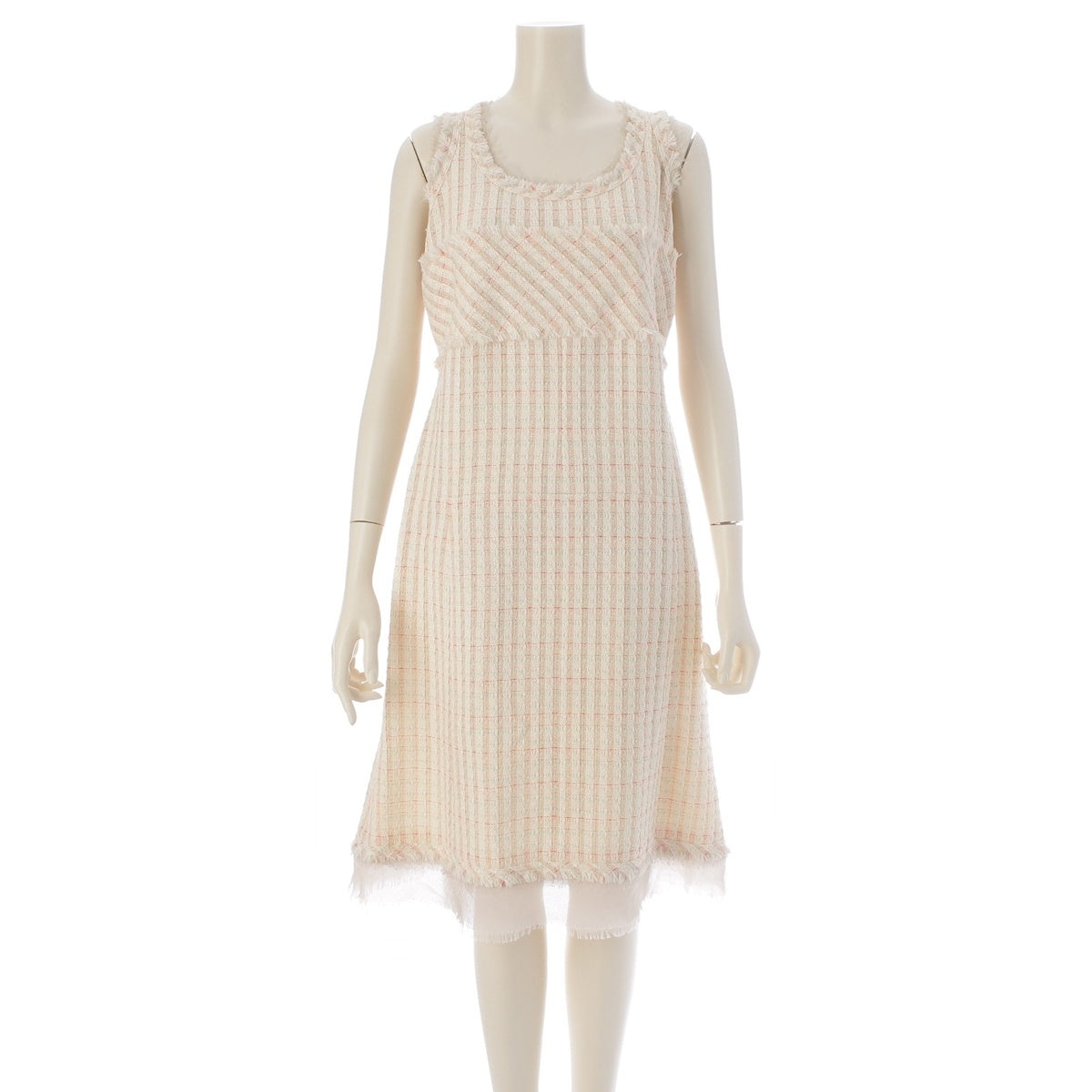 CHANEL tweed one piece P22454 multicolor 42