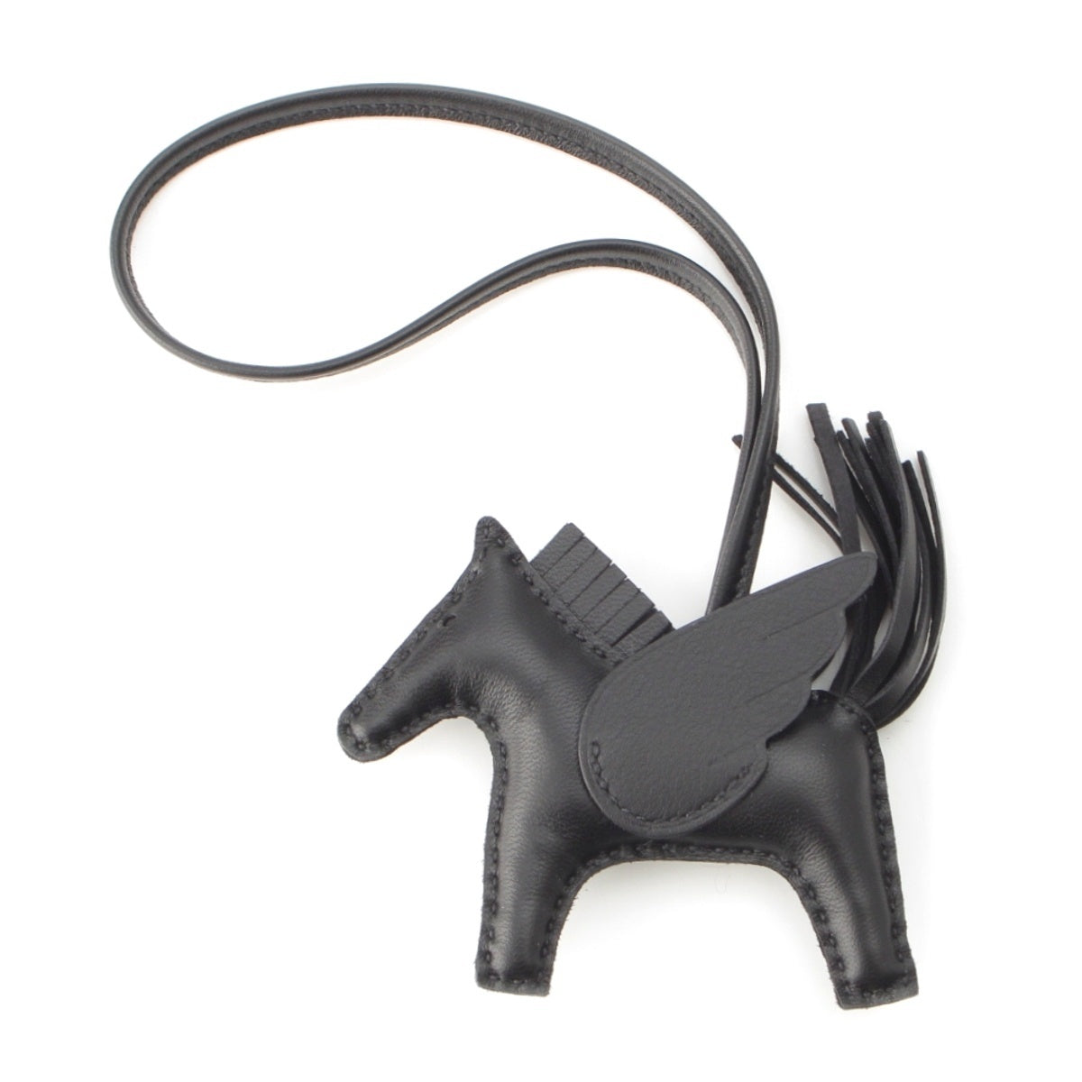 HERMES Rodeo Pegasus PM Anyo Miro charm So Black