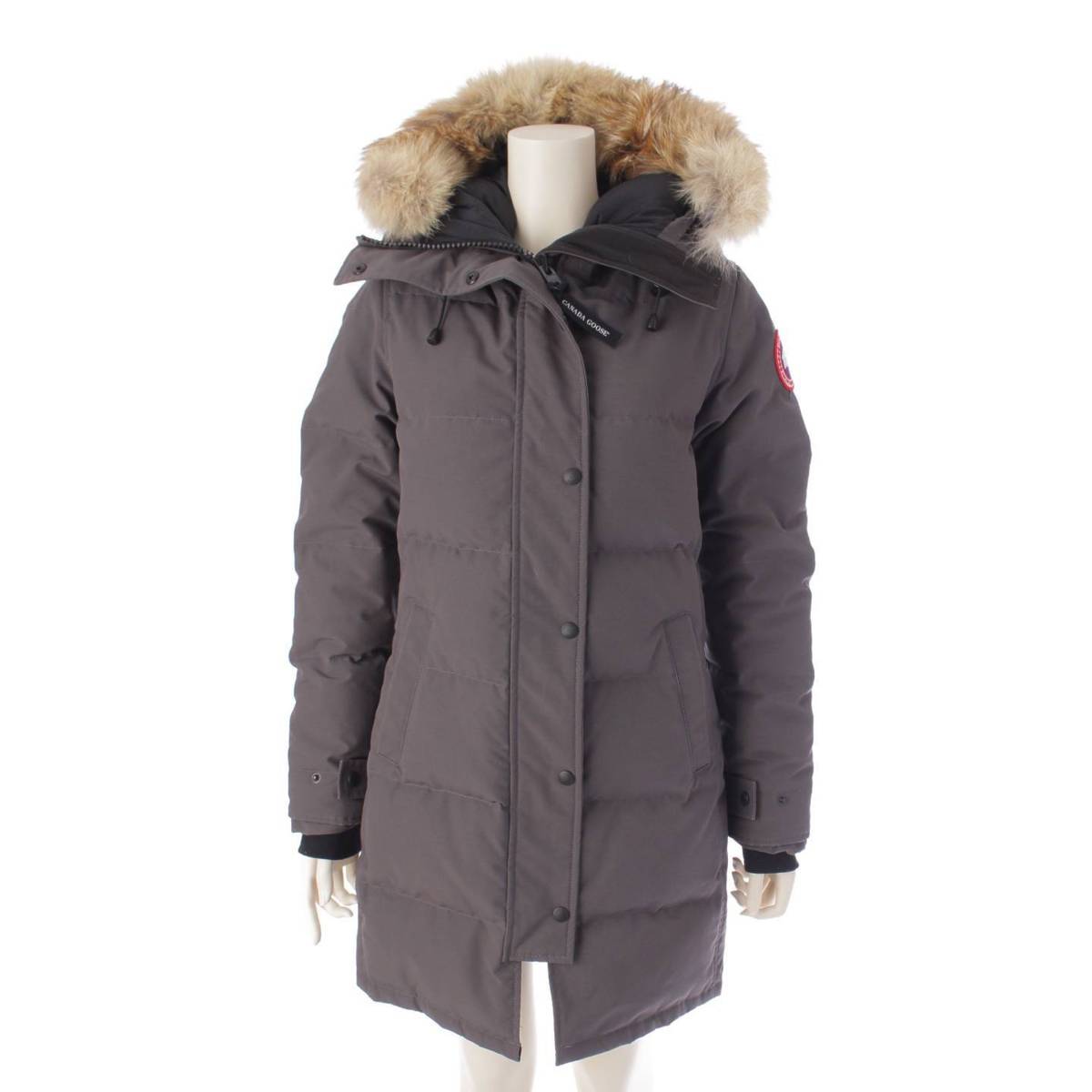 CANADA GOOSE MACKENZIE マッケンジー ファーフード アウター ダウンコート 2302JL グレー MM (199835