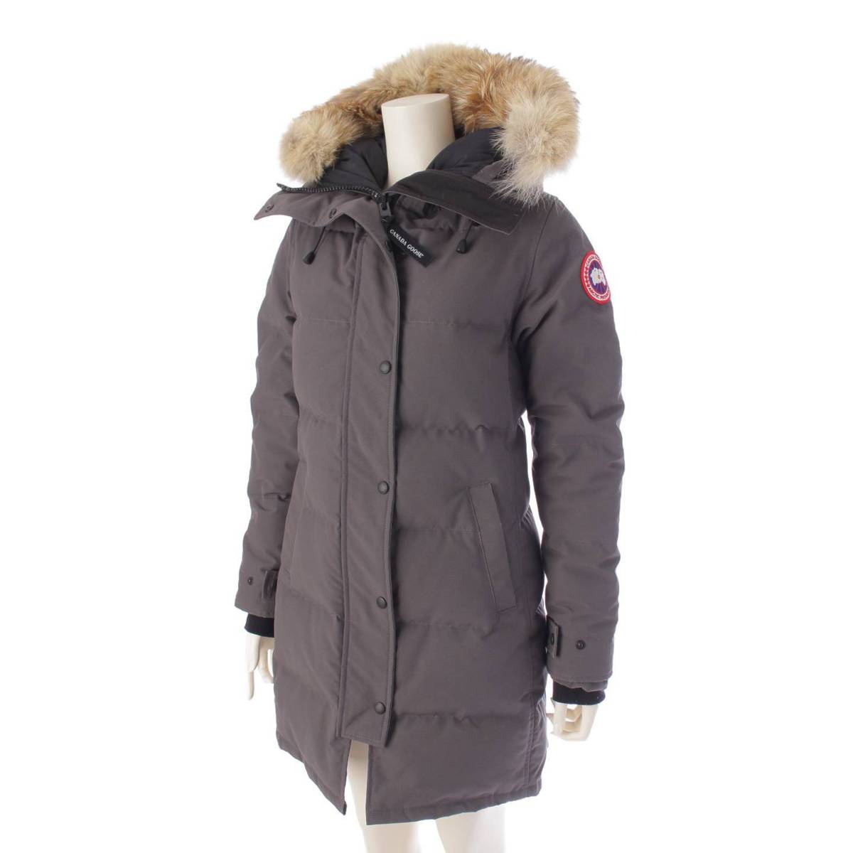 CANADA GOOSE MACKENZIE マッケンジー ファーフード アウター ダウンコート 2302JL グレー MM (199835