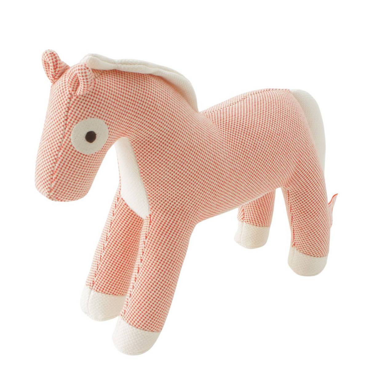 Hermes ベビー キッズ シュヴァル オレノ エポぺ 馬 ホース ぬいぐるみ H103521M レッド (191373