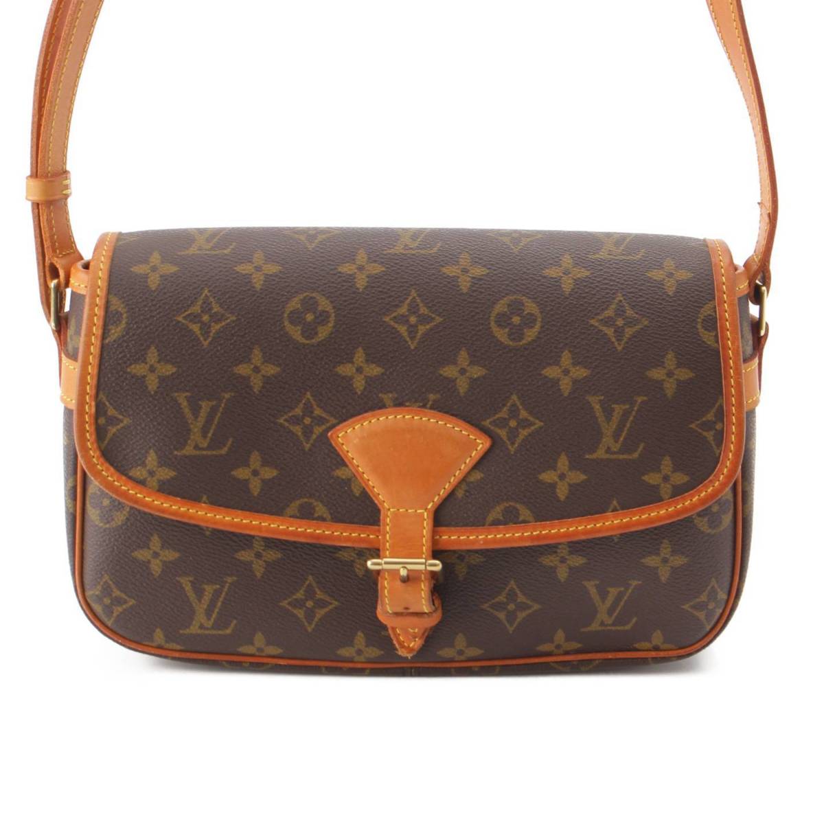 Louis Vuitton モノグラム ソローニュ ショルダーバッグ M42250 ブラウン (205582