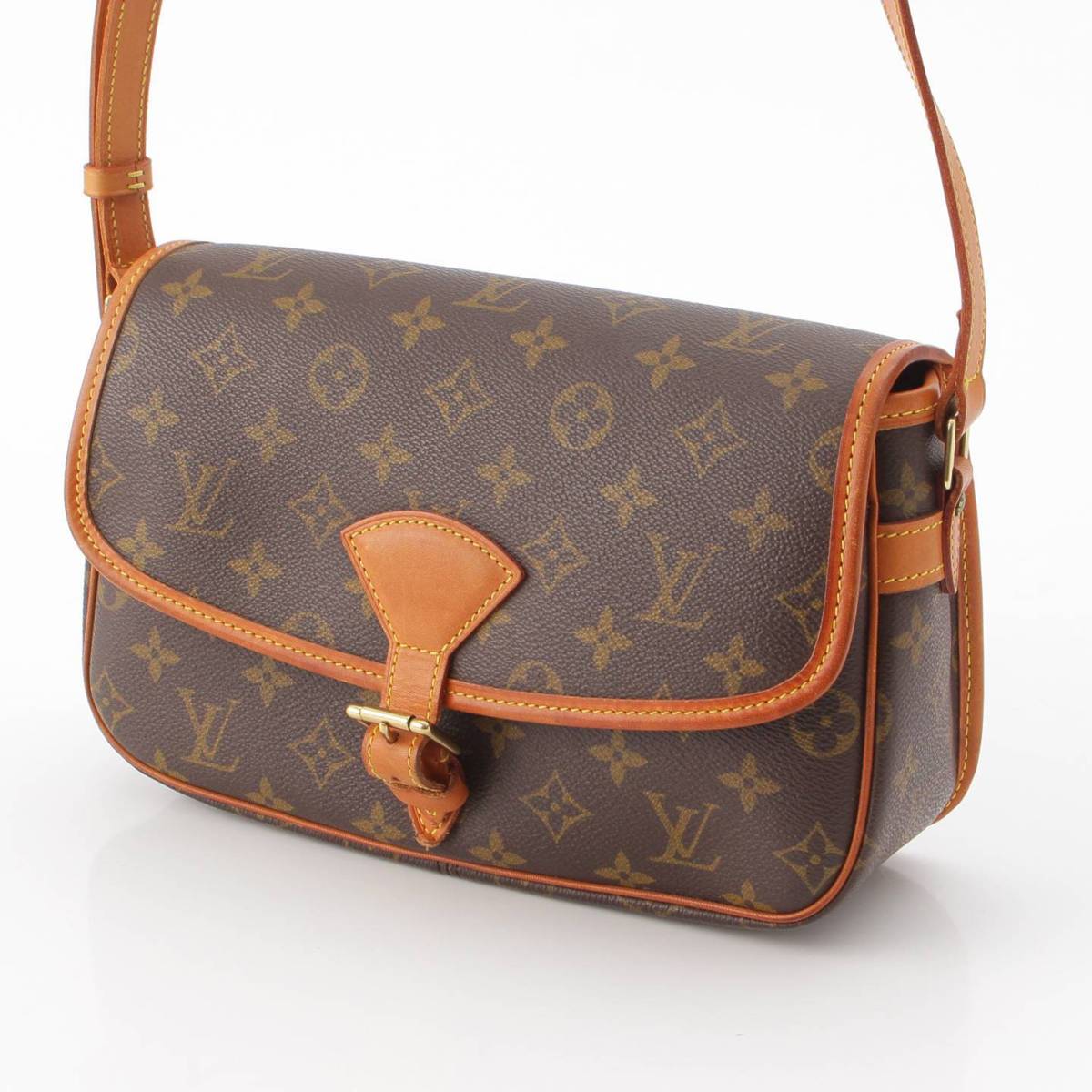 Louis Vuitton モノグラム ソローニュ ショルダーバッグ M42250 ブラウン (205582