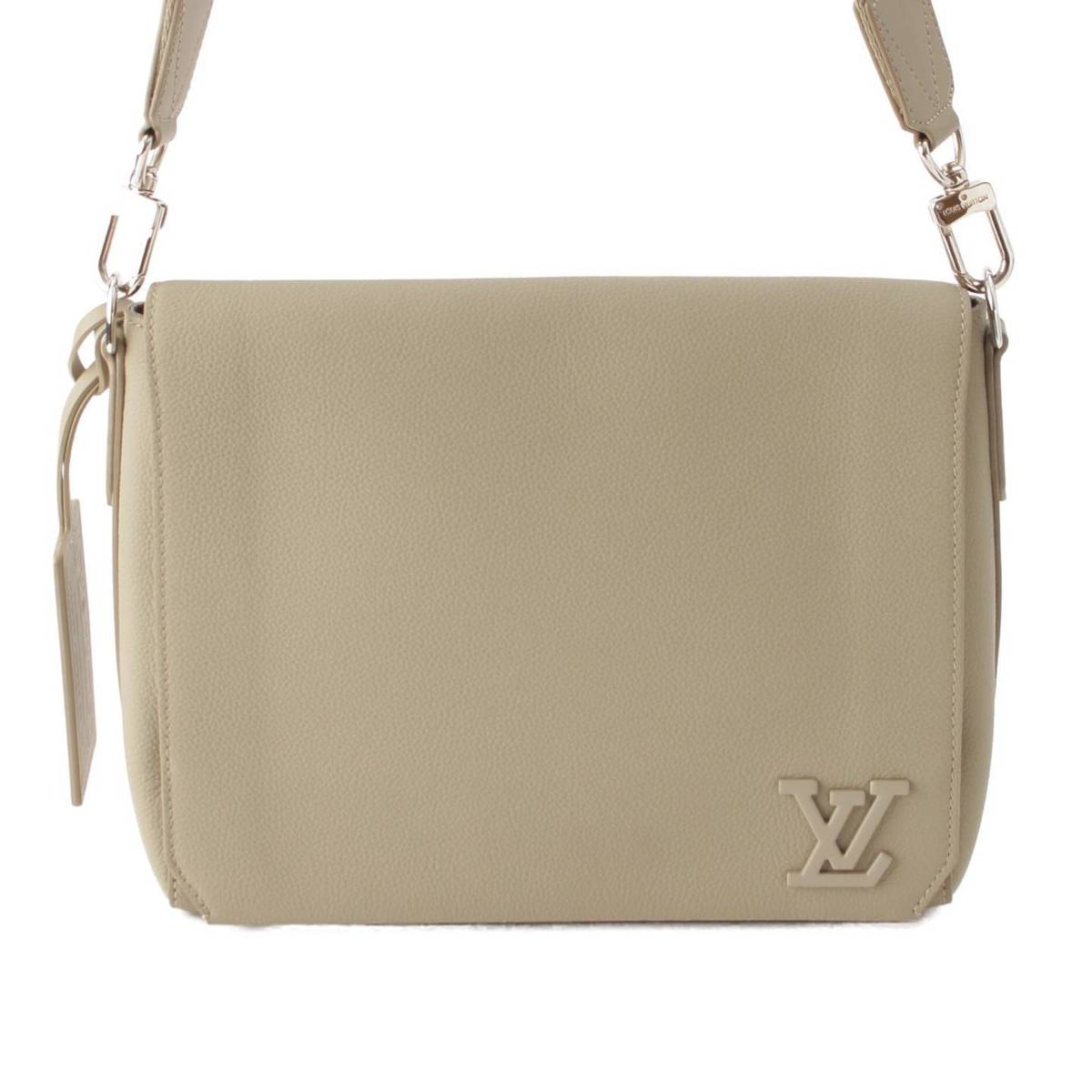 Louis Vuitton 23AW テイクオフ メッセンジャー ショルダーバッグ アエログラムレザー M22505 セージ (207371