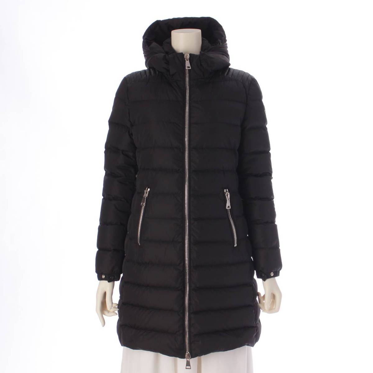 Moncler 17年 OROPHIN フード ダウンコート ジャケット 49853 ブラック 0 (208871