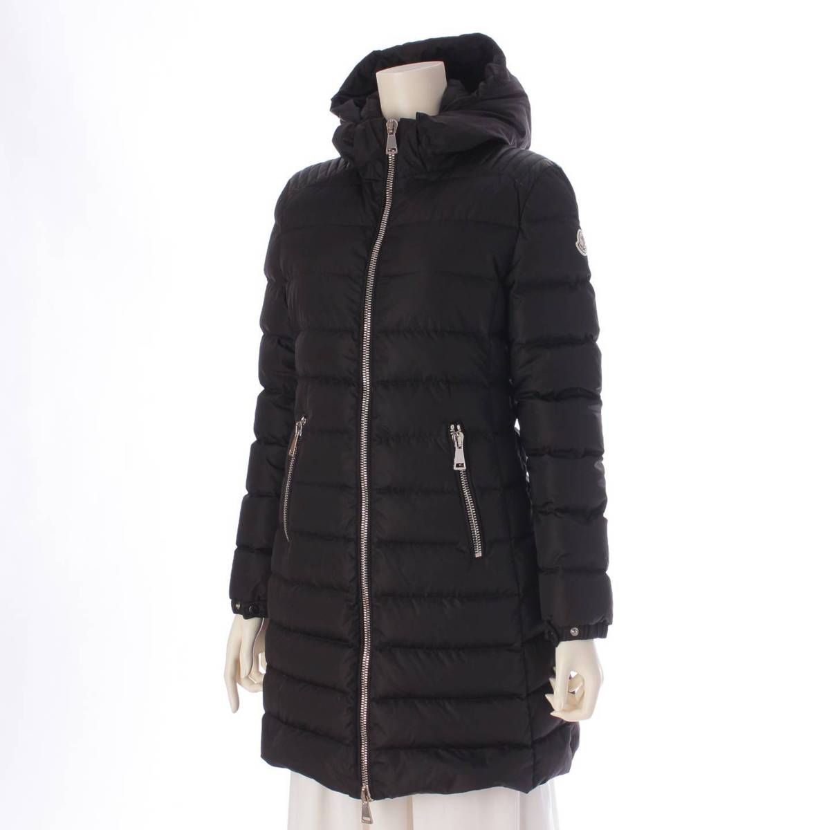 Moncler 17年 OROPHIN フード ダウンコート ジャケット 49853 ブラック 0 (208871