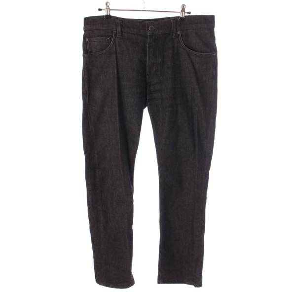 Prada ストレート デニム ジーンズ パンツ ボトムス ブラック 34 (205535
