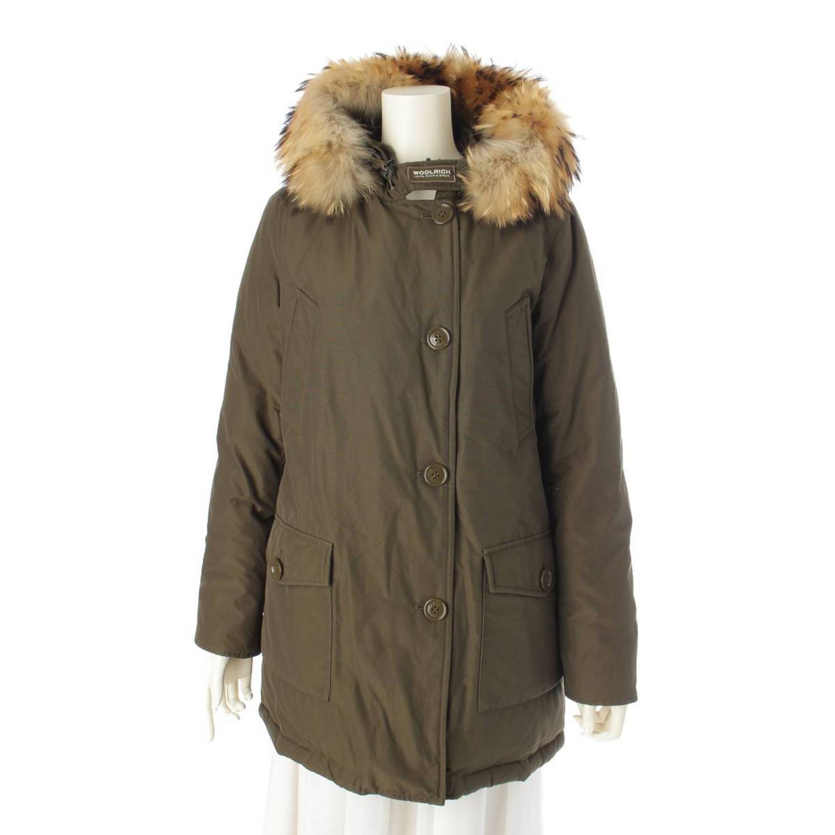 WOOLRICH ARCTIC PARKA DF ファー フード ダウンジャケット WWCPS2479D カーキ S (205632