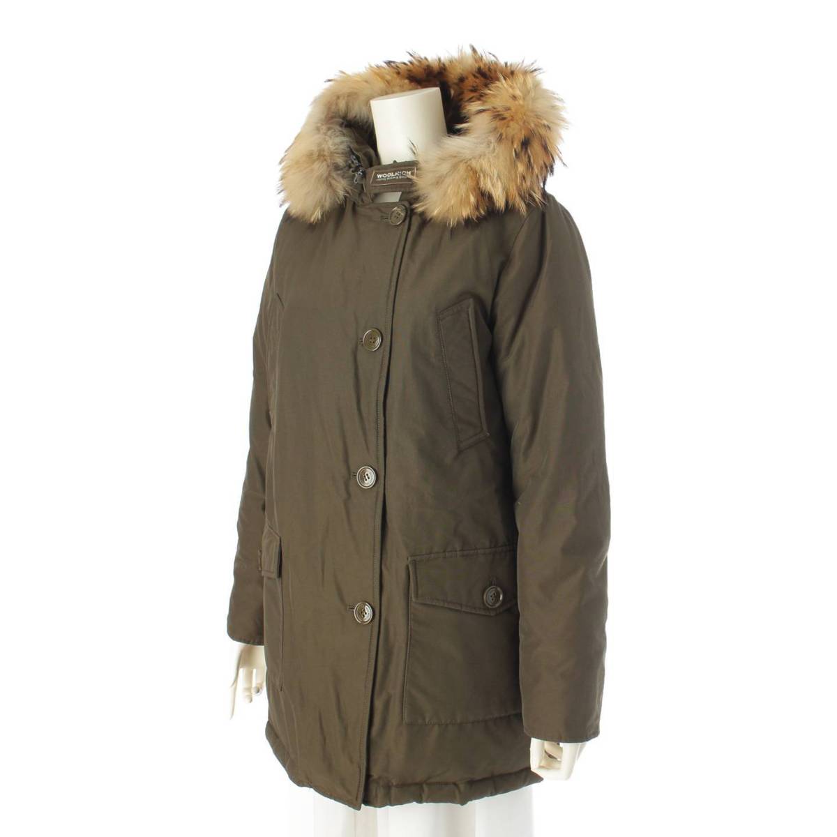 WOOLRICH ARCTIC PARKA DF ファー フード ダウンジャケット WWCPS2479D カーキ S (205632